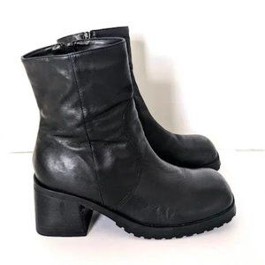 Y2K Vintage Chunky Square Toe Boots